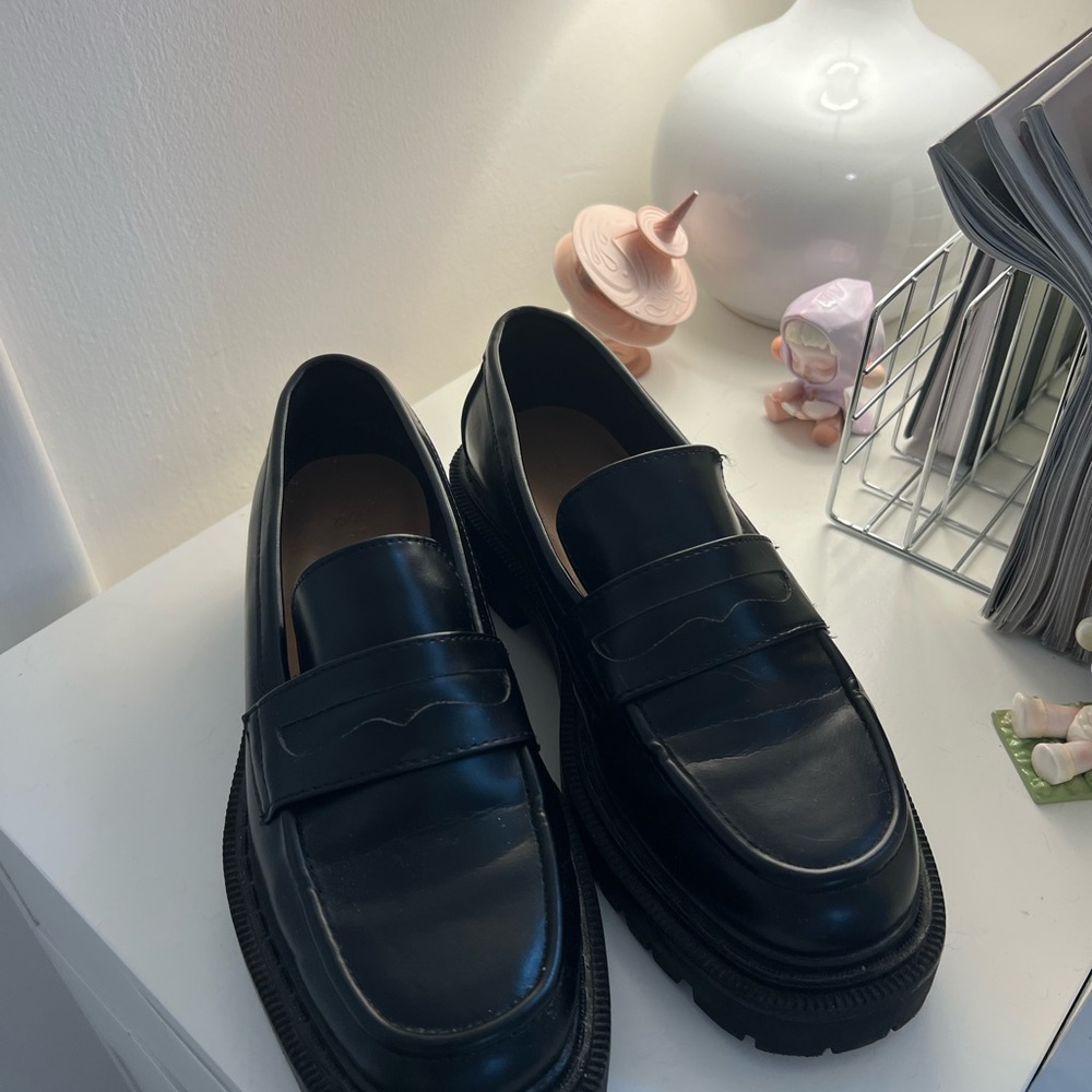 Classic Black Loafers H&M